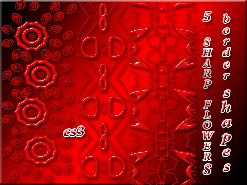 5-sharp-flowers-border-shapes