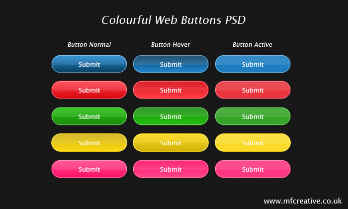 Webbuttonspreview