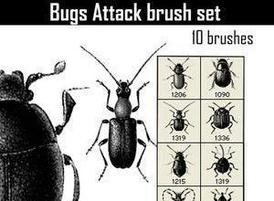 Bugs_attack_brush_set_by_noelevz