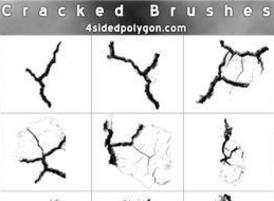 Cracked-brushes