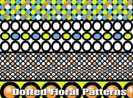 Dotted-floral-patterns