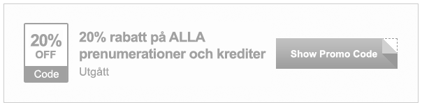 Förfallen Shutterstock-kampanjkod! - SPAR 20 % RABATT på prenumerationer och kreditpaket - Shutterstock-kampanjkod