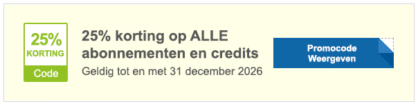 25% korting op alle abonnementen en tegoedpakketten - Shutterstock-promotiecode