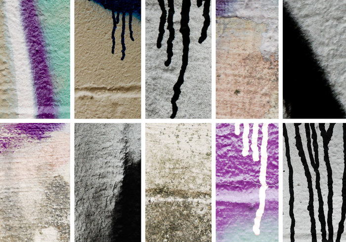 Spray Painted Wall Textures Spray Painted Wall Textures