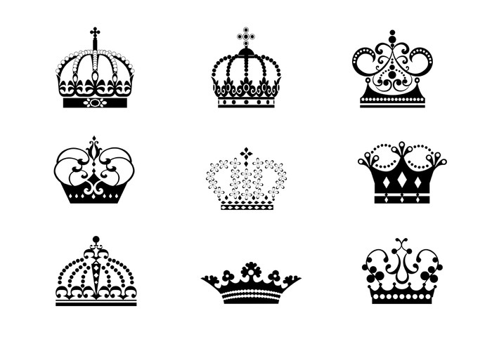 9 Detailed Crowns Brushes 9 Detailed Crowns Brushes