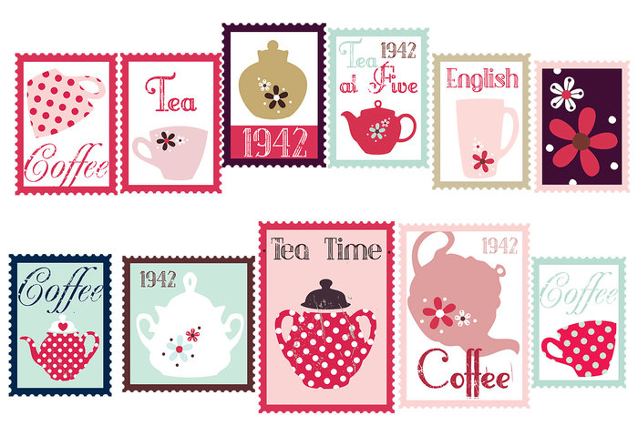 Coffee and Tea Stamp Brush Pack Coffee and Tea Stamp Brush Pack