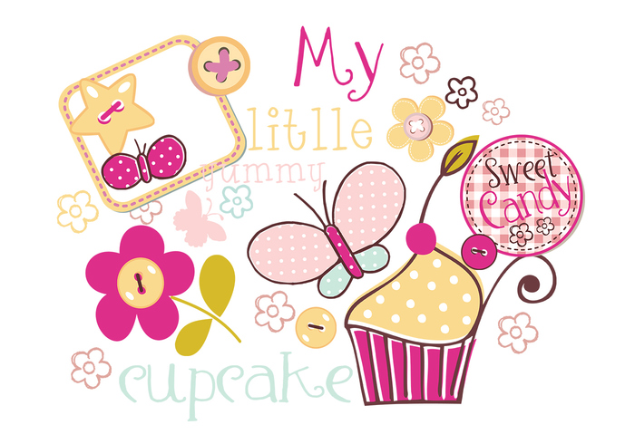 My Yummy Cupcake Brush Pack My Yummy Cupcake Brush Pack