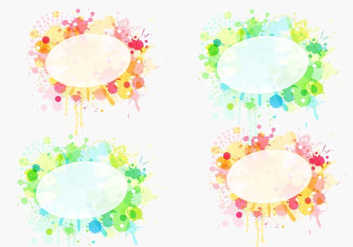 Paint Splat Label Brush Pack Paint Splat Label Brush Pack