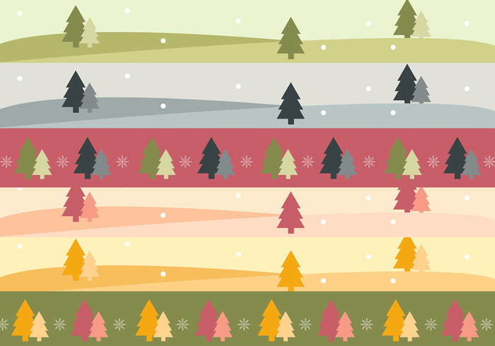 Christmas Tree Landscape Banner and Brush Pack Christmas Tree Landscape Banner and Brush Pack