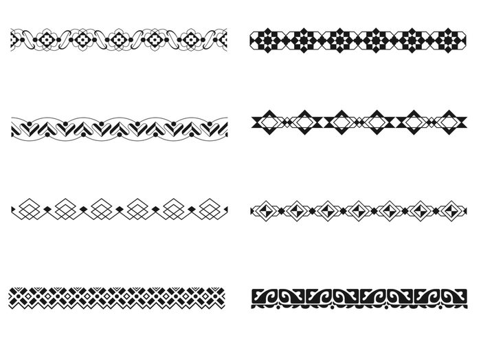 Art Deco Border Brush Pack Art Deco Border Brush Pack