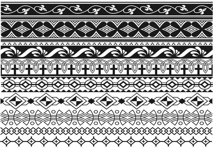 Art Deco Border Brush Pack Two Art Deco Border Brush Pack Two