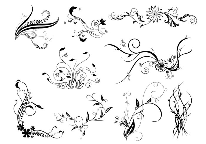 Natural Flourish Brush Pack Natural Flourish Brush Pack