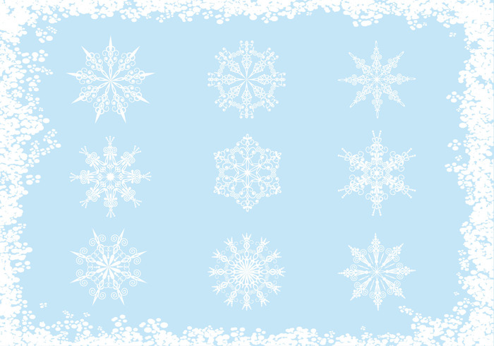 Ornate Snowflake Brushes Pack Ornate Snowflake Brushes Pack