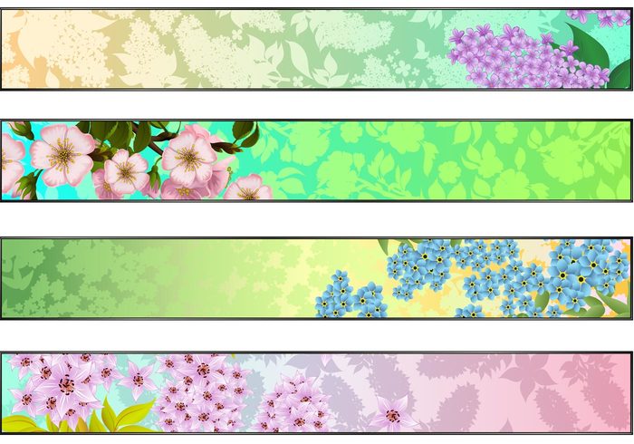 Fresh Floral Banner Wallpaper Pack Fresh Floral Banner Wallpaper Pack