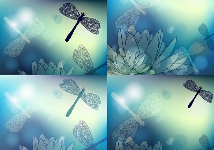 Blue Dragonfly Wallpaper and Brush Pack Blue Dragonfly Wallpaper and Brush Pack