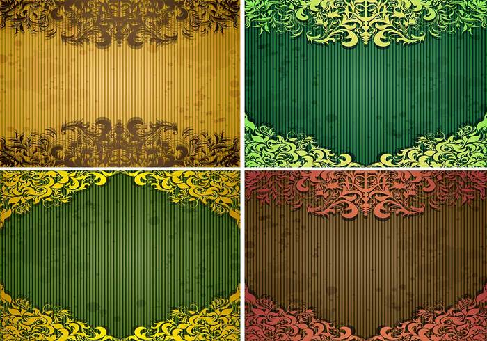 Emerald Vintage Background and Frame Brush Pack Emerald Vintage Background and Frame Brush Pack