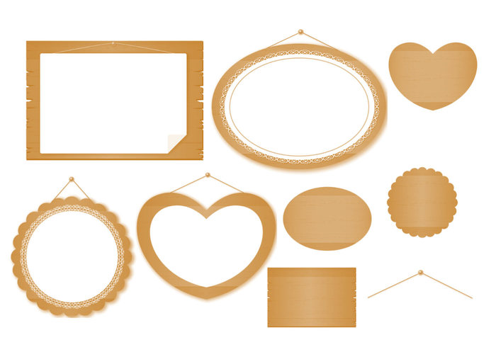 Wood and Lace Signs and Banner Brushes Pack Wood and Lace Signs and Banner Brushes Pack