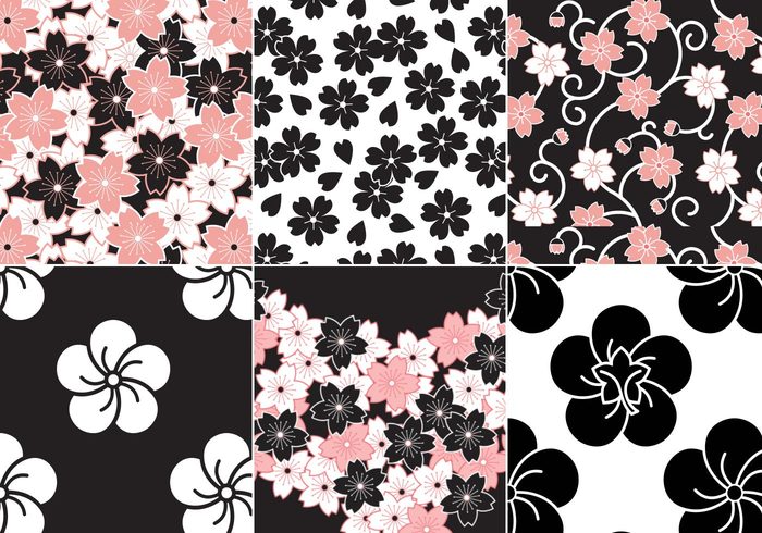Sakura Flower Pattern Pack Sakura Flower Pattern Pack