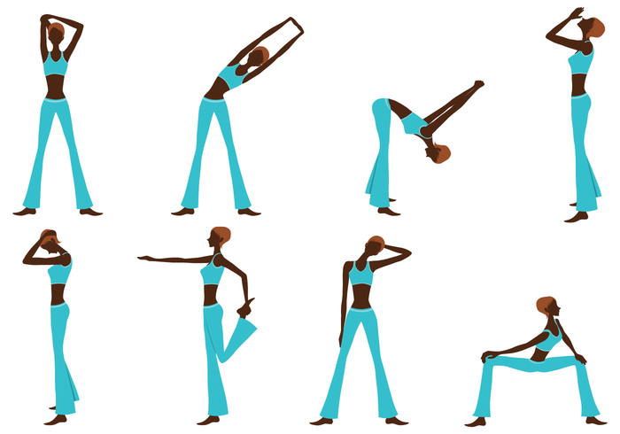 Fitness Girl Silhouette Brushes Pack Fitness Girl Silhouette Brushes Pack