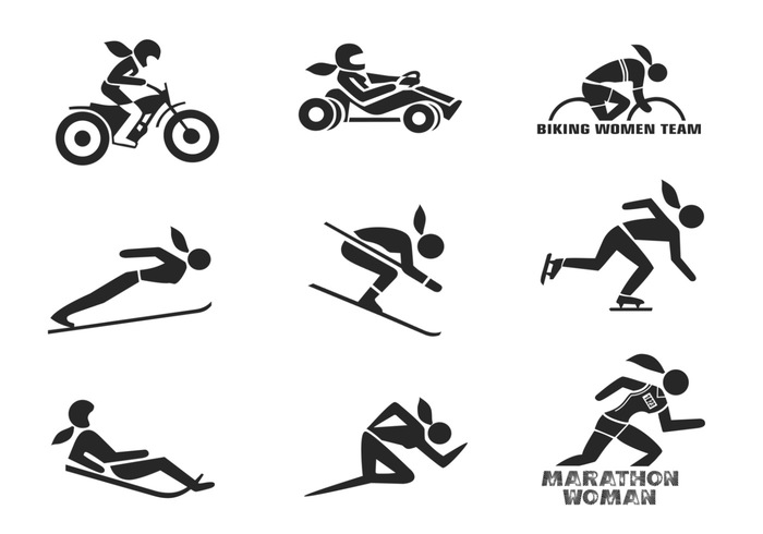 Various Women's Sports Brushes Pack Various Women's Sports Brushes Pack
