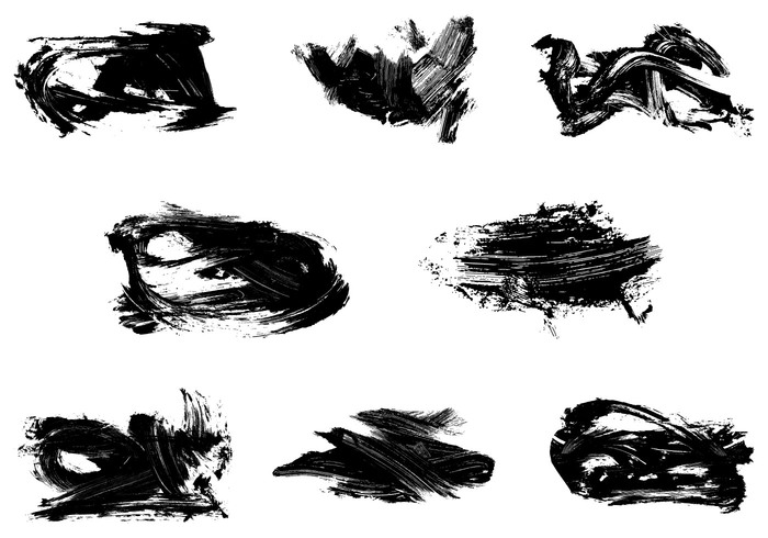 Grungy Dry Paint Brushes Pack Grungy Dry Paint Brushes Pack
