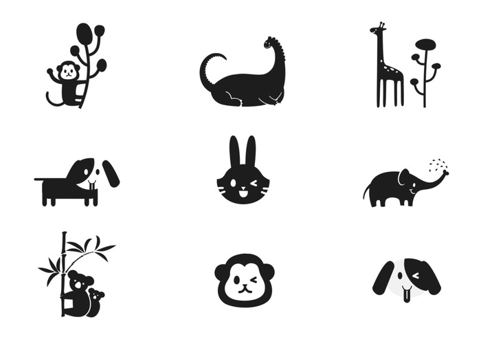 Simple Cartoon Animal Brushes Pack Simple Cartoon Animal Brushes Pack