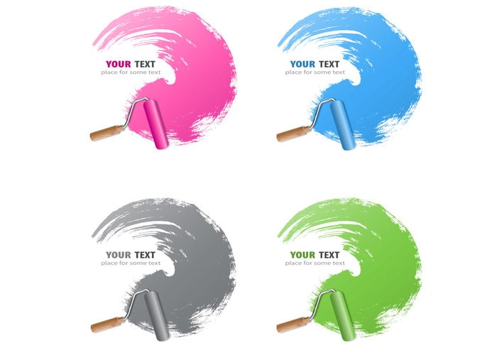Bright Paint Stroke PSD Background Pack Bright Paint Stroke PSD Background Pack