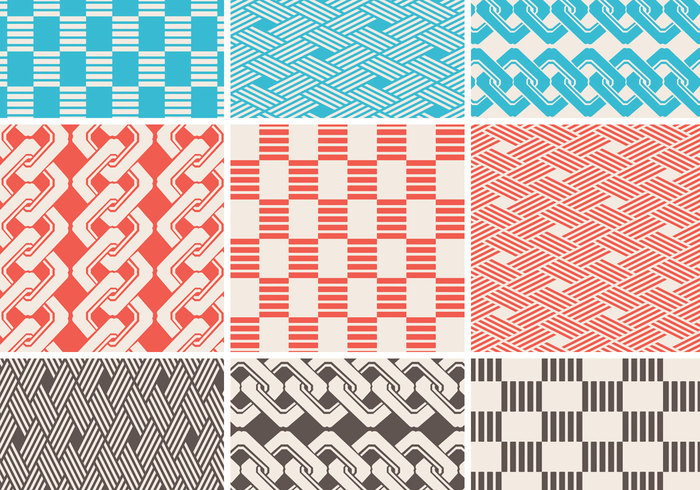 Seamless Braided Pattern Pack Seamless Braided Pattern Pack