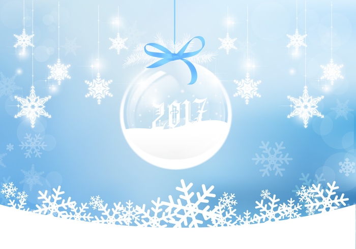 2017 Winter Ornament PSD Background 2017 Winter Ornament PSD Background