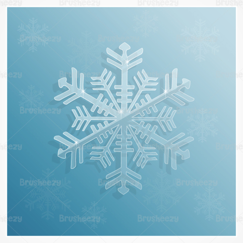 Icy Snowflake PSD Background Icy Snowflake PSD Background