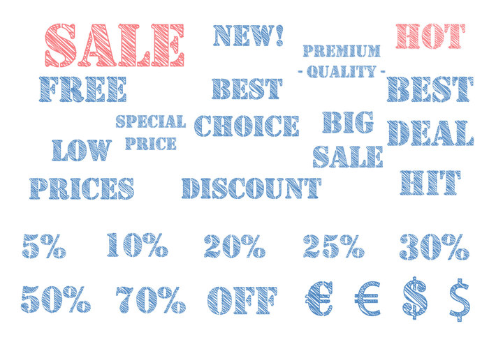 Sketchy E-commerce Label Brushes Pack Sketchy E-commerce Label Brushes Pack