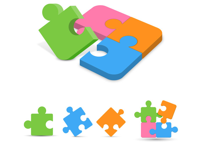 Puzzle Pieces PSD Pack Puzzle Pieces PSD Pack