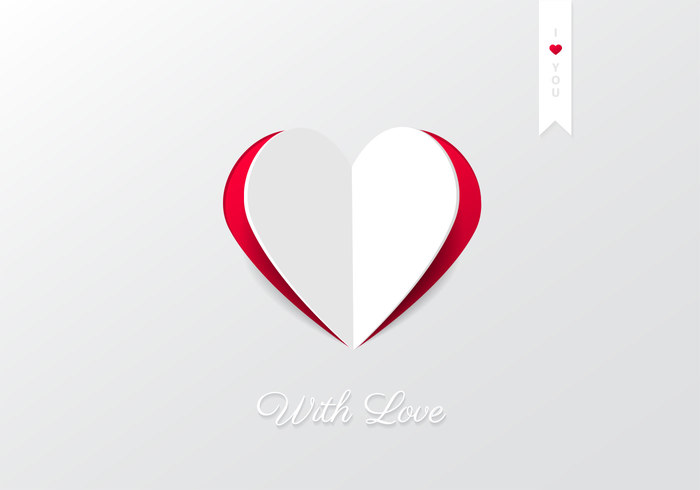 Cutout Heart Background PSD Cutout Heart Background PSD