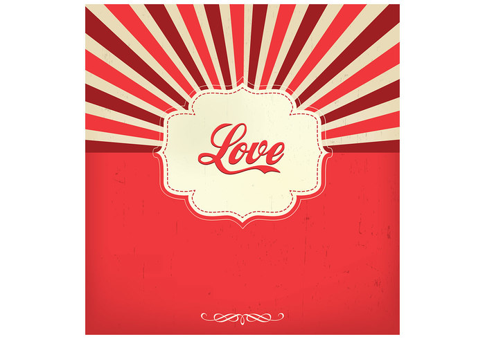 Sunburst Love Background Sunburst Love Background
