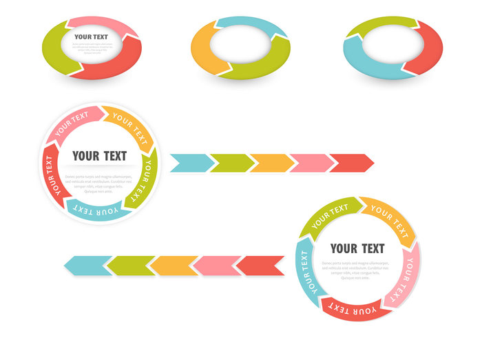 Arrow Flow Chart PSD Arrow Flow Chart PSD