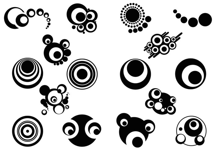 Modern Circle Brushes Modern Circle Brushes