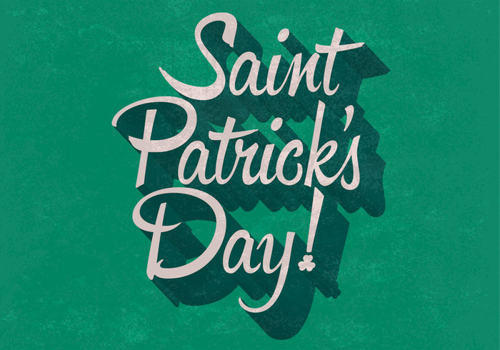 Retro St. Patrick's Day PSD Background Retro St. Patrick's Day PSD Background