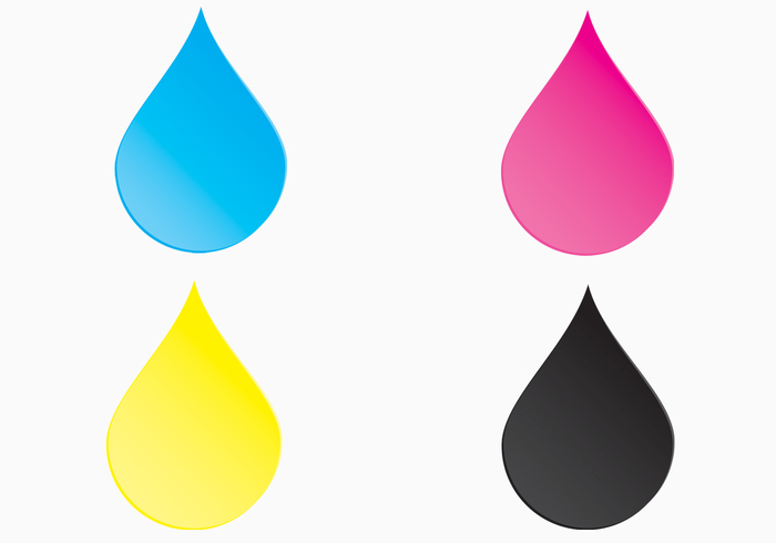 CMYK Drops PSD CMYK Drops PSD