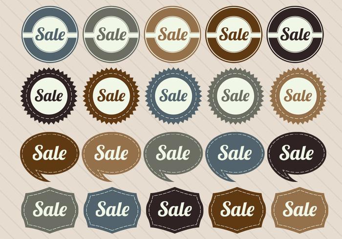 Retro försäljning märke psd pack Retro försäljning märke psd pack