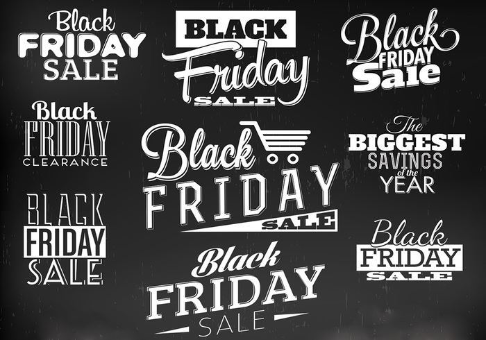 Black Friday Label PSD Pack Black Friday Label PSD Pack