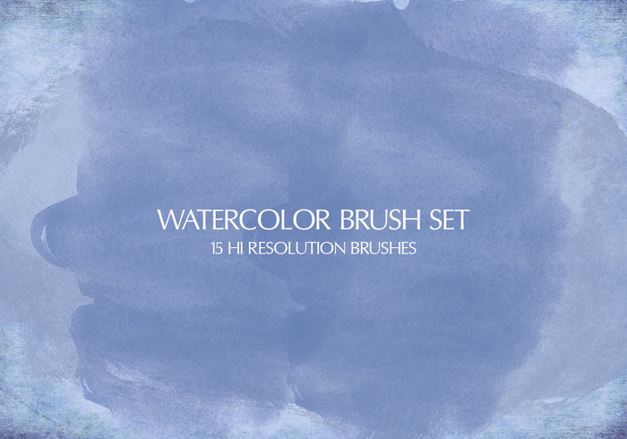 15 Watercolor Brushes 15 Watercolor Brushes