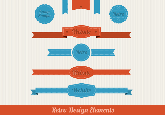 Retro Label and Badge PSD Pack Retro Label and Badge PSD Pack