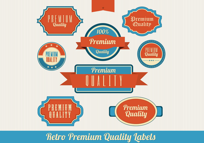 Retro Premium Label PSD Pack Retro Premium Label PSD Pack