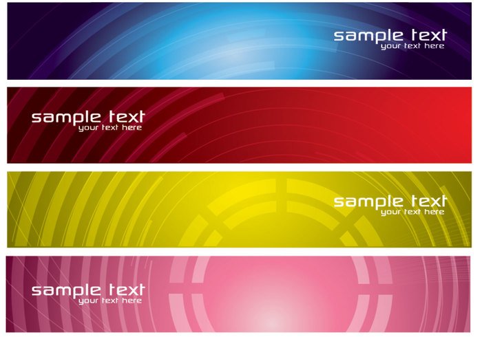 Abstract Tech Banners PSD Paquete Abstract Tech Banners PSD Paquete