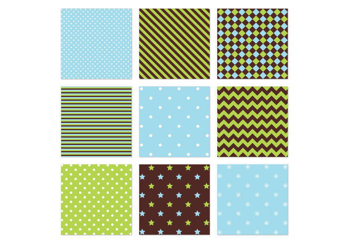 Blue Green Seamless Patterns Blue Green Seamless Patterns