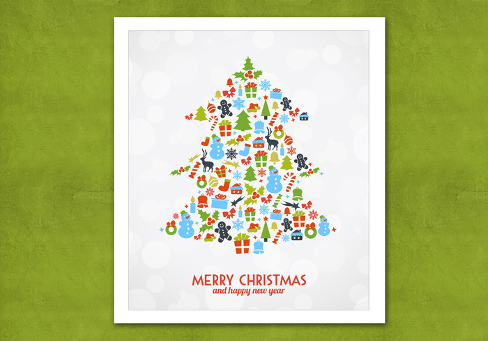 Bokeh Christmas Tree PSD Background Bokeh Christmas Tree PSD Background
