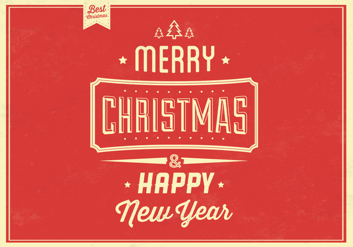 Retro Christmas PSD Background Retro Christmas PSD Background