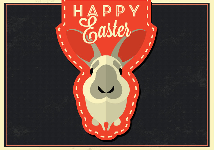 Happy Easter Bunny PSD Background Happy Easter Bunny PSD Background