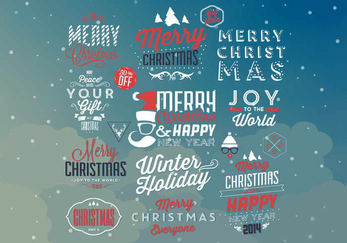 Hipster Christmas PSD Elements Hipster Christmas PSD Elements