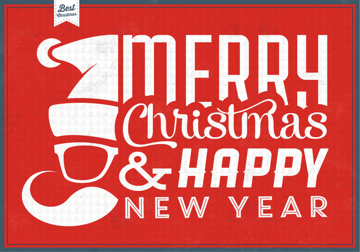 Hipster Santa Christmas PSD Background Hipster Santa Christmas PSD Background